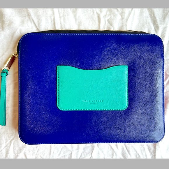 Marc Jacobs Accessories Marc Jacobs Colorblock Faux Leather Laptop